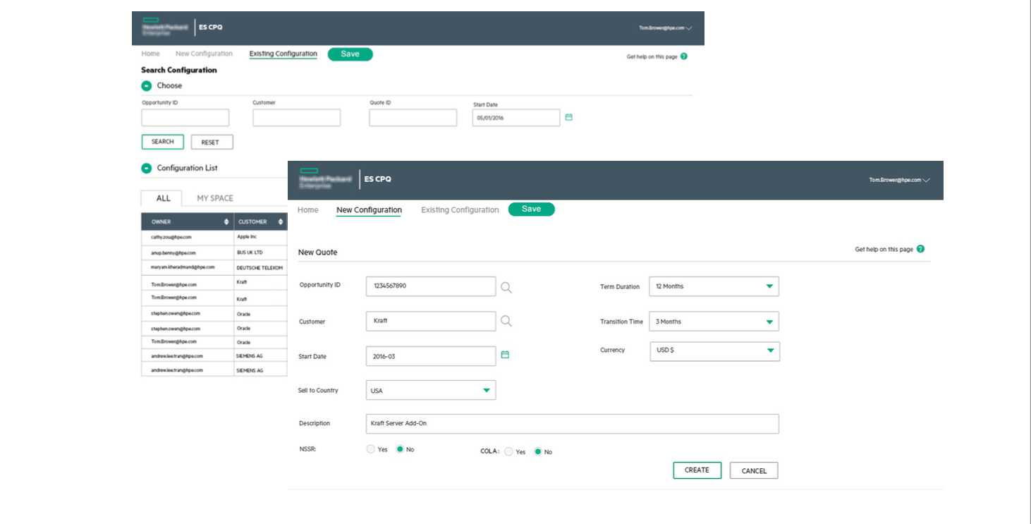 HP Enterprise OCA final design